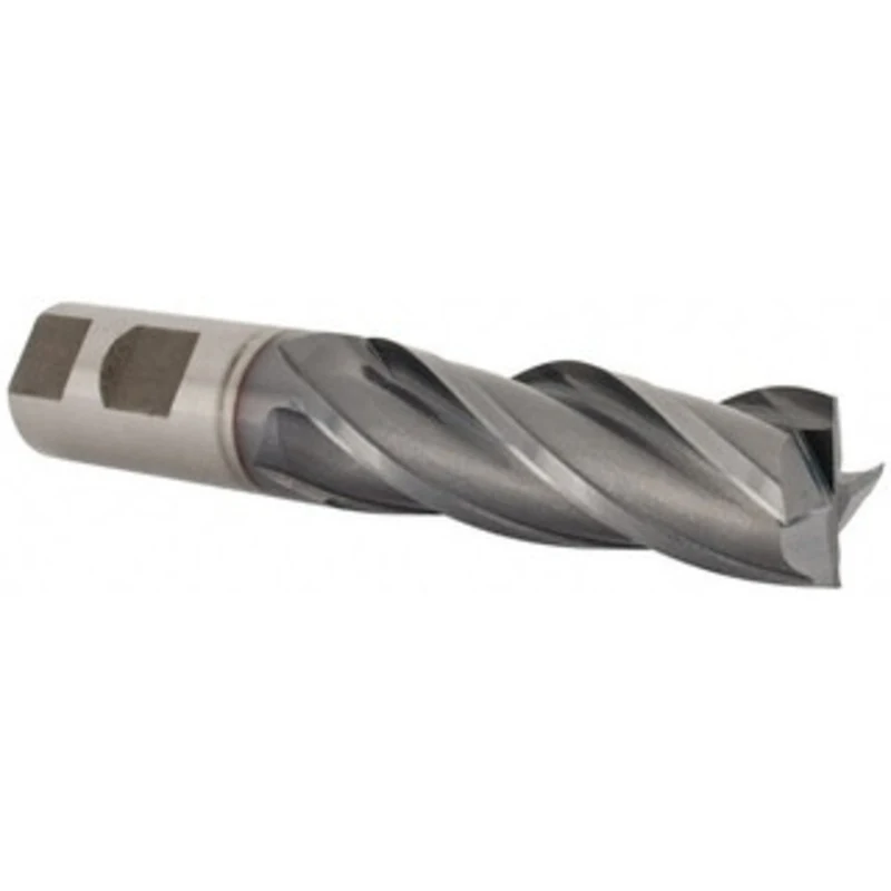 OSG 1, 3 LOC, 1 Shank Diam, 5-1/2 OAL, 4 Flute, Square End Mill Single End, TiCN Finish, 30 Helix, Centercutting, Rig...